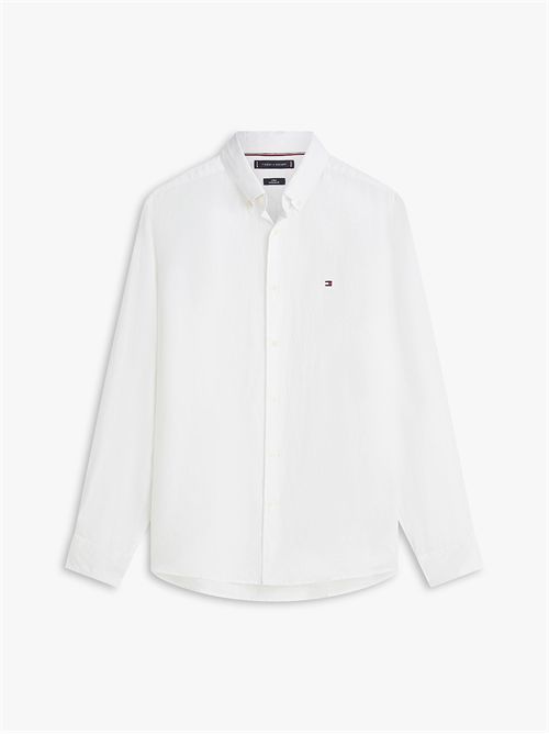 Camicia regular fit in puro lino TOMMY HILFIGER | MW0MW41530/YBR